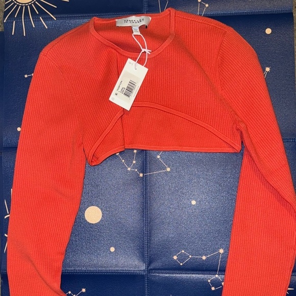 DEREK LAM 10 CROSBY Nessa Top Large. shrug and tank set - Picture 7 of 9